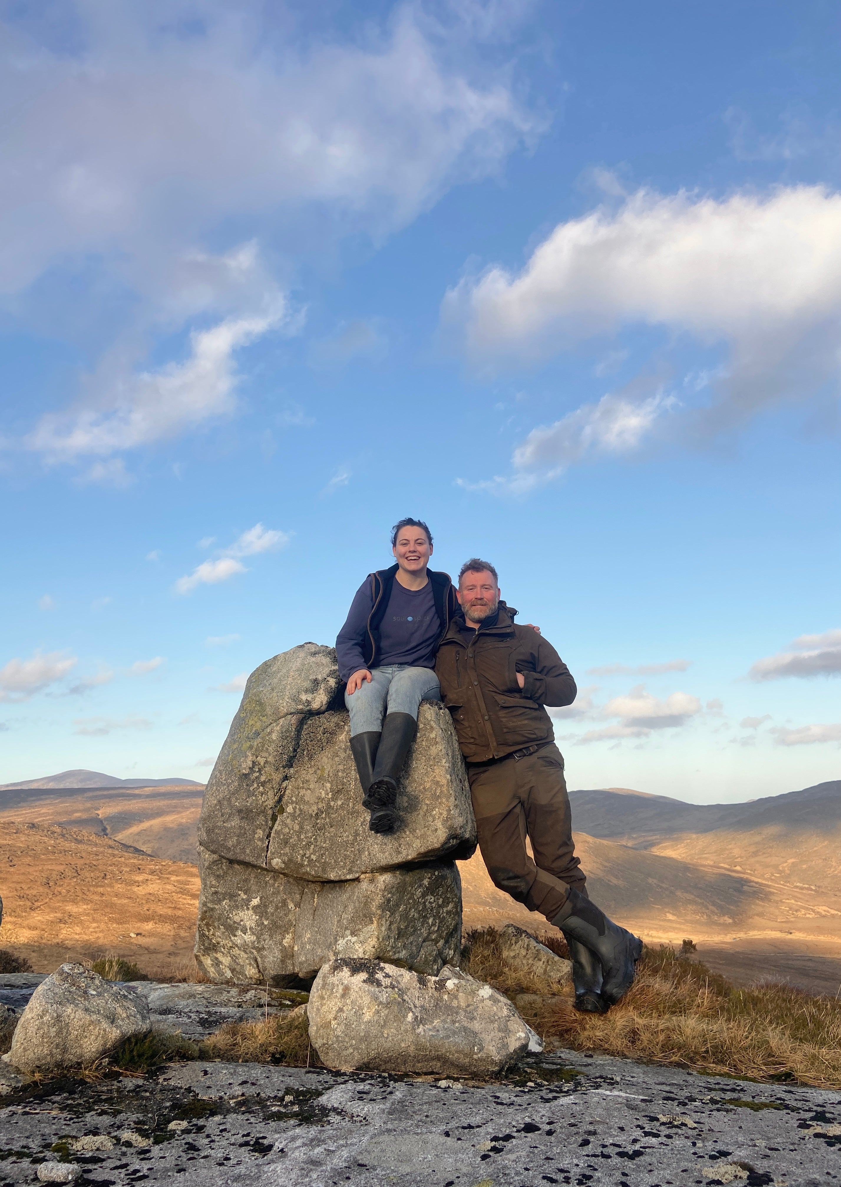 CHARGE founders Laura and John in the Irish hills